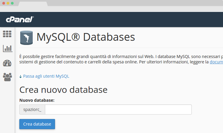 Come Creare Un Database E Un Utente In Mysql Spaziorc 2453